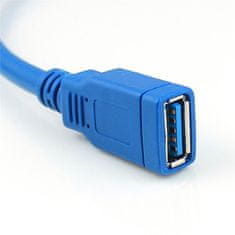 Northix USB 3.0 podaljšek kabel - moški na ženski - 1,8 metra 