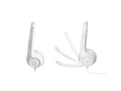 Logitech H390 slušalke, USB, bela (981-001286)
