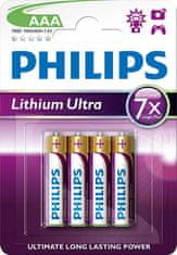 Philips Ultra litijeve baterije AAA - 4 kosi