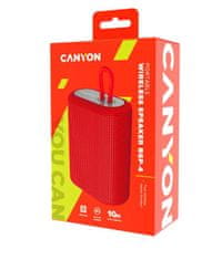 Canyon BSP-4 Bluetooth zvočnik, rdeč (CNE-CBTSP4R)
