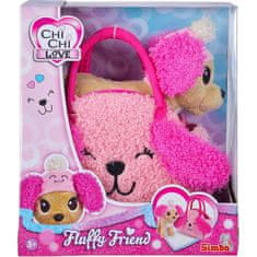 ChiChi Love Fluffy Friend plišasta igrača, 20 cm, roza