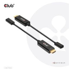 Club 3D CAC-1333 adapter HDMI v USB-C, M/F, aktivni