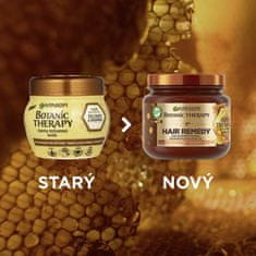 Garnier Regeneracijska maska za poškodovane lase Botanic Therapy Honey Treasure ( Hair Remedy) 340 ml