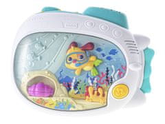 Mikro Trading Projektor za otroško posteljico 29,5x22,5x8 cm na baterije s svetlobo, zvokom in animacijo