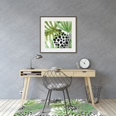 Decormat Podloga za pisalni stol Tropical leaves 100x70 cm 