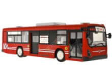 Ikonka Daljinsko vodeni RC avtobus z vrati rdeče barve