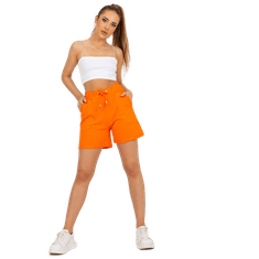 BASIC FEEL GOOD Ženske kratke hlače z visokim pasom ERAS oranžna RV-SN-7984.60_388010 M