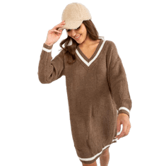 RUE PARIS Ženski pulover z V-izrezom RUE PARIS rjava LC-SW-8023.55P_389904 Univerzalni
