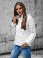 Ozonee Ženska prehodna jakna Kennan bela XL