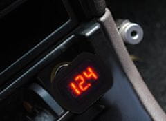 BIGSTREN Voltmeter LCD merilnik napetosti avtomobilske baterije 12-24V ISO 961