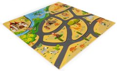 EcoToys EVA puzle kocke penasta igralna podlaga za otroke safari 93x93cm