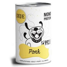 Paka Zwierzaka Pepe Mono Protein Pork mokra hrana 400g