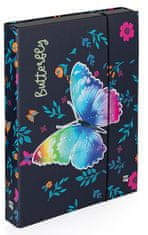 Oxybag šolski komplet, motiv metulja, 4-delni