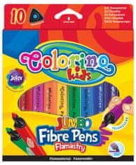 Colorino JUMBO trikotni označevalniki 10 barv