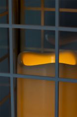 LUMILED 2x Solarna vrtna svetilka LED viseča okrasna LIRIO 27cm Bela
