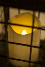 LUMILED 4x Solarna vrtna svetilka LED viseča svetilka LIRIO 27cm Patina