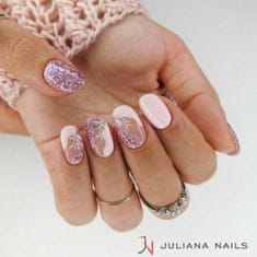 Juliana Nails Gel Lak Diamond Glitter Lovable vijolična bleščeča No.575 6ml