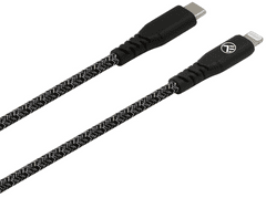Tellur Green kabel, Apple MFI, Type-C v Lightning, 3A, PD60W, 1m, črn