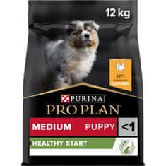 Purina Pro Plan MEDIUM PUPPY HEALTHY START pasja hrana, piščanec, 12 kg