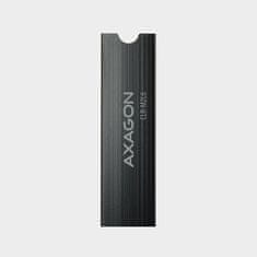 AXAGON CLR-M2L6, aluminijasto pasivno hladilno ohišje za SSD M.2 2280, višina 6 mm