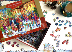 Gibsons Puzzle omejena božična izdaja: Zimska čudežna dežela 1000 kosov