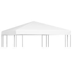 Greatstore Streha za paviljon 270 g/m2 3x3 m bela