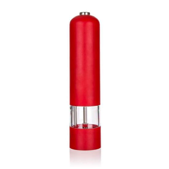 Banquet Električni mlinček za začimbe CULINARIA Red, 22,5 cm, komplet 4 kosov