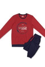 Henderson Moška pižama 40033 Bolt, rdeča, XXL