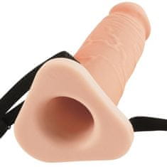 Fantasy X-tensions Silicone Hollow Extension strap-on dildo, 20 cm