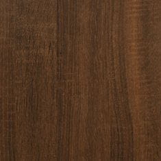 Greatstore Komoda rjavi hrast 70x35,5x67,5 cm inženirski les