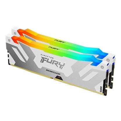 Kingston FURY Renegade/DDR5/32GB/6400MHz/CL32/2x16GB/RGB/bela