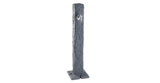 Armex Vrtni stebriček s pipo Granit