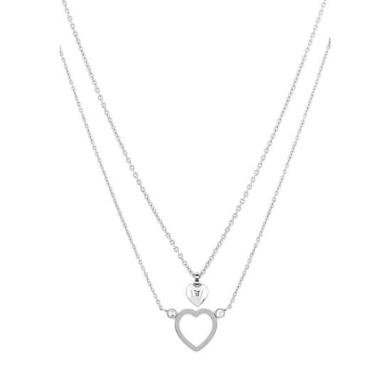 Tommy Hilfiger Originalni komplet jeklenega nakita s srčki Minimal Hearts 2770148