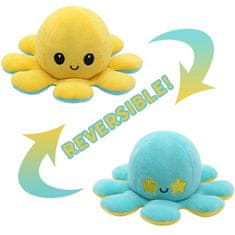 Očka Nakupuje Veselo - Jezna plišasta hobotnica; Rumena - Modra