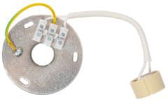 LUMILED Stropna okrogla halogenska svetilka GU10 bela premična cev AMAT-L 115mm