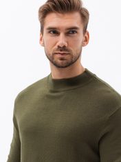 OMBRE Moški pulover Luca V4 temno olivno M