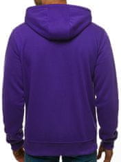 Ozonee Moški pulover s kapuco Woodside vijolična M