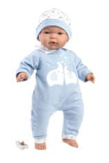 Llorens 13847 JOEL - realistična dojenčkova lutka z mehkim tekstilnim telesom - 38 cm