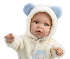 Llorens 14207 BABY ENZO - realistična lutka dojenčka z mehkim tekstilnim telesom - 42 cm