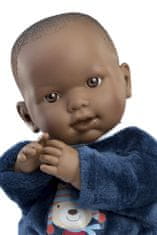 Llorens 14247 BABY ZAREB - realistična lutka dojenčka z mehkim tekstilnim telesom - 42 cm