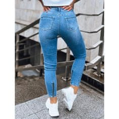Dstreet Ženske hlače iz džinsa SADIE modre barve uy1592 XL