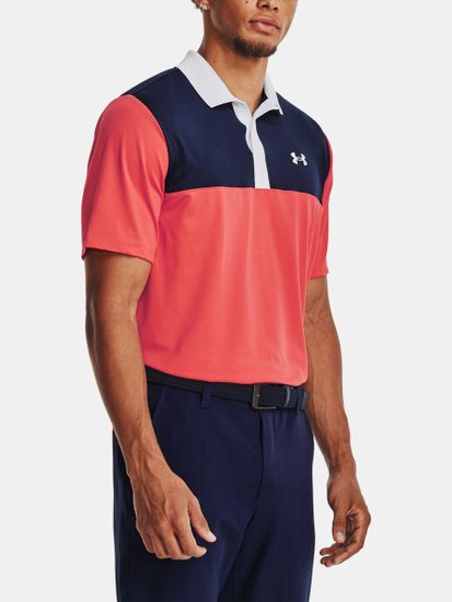 Under Armour Majica UA Perf 3.0 Color Block Polo-RED