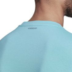 Adidas Majice obutev za trening turkizna M Tennis Aeroready Graphic