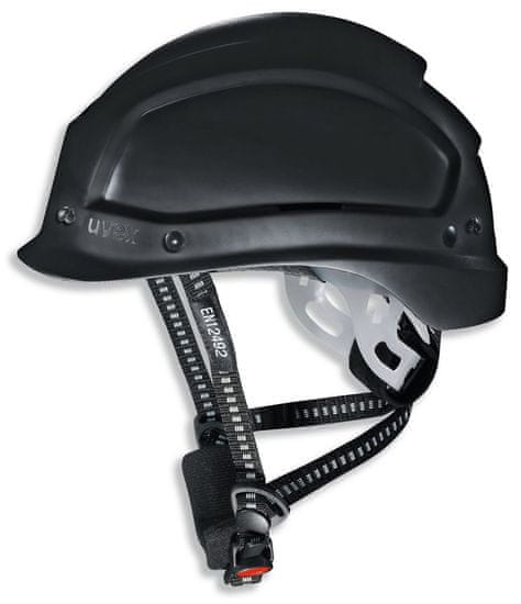Uvex Čelada Pheos alpine - črna / večnamenska za delo na višini in reševanje