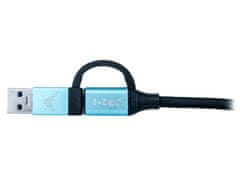 I-TEC kabel USB-C z USB-C z vgrajeno redukcijo na USB-A/3.0