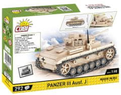 Cobi 2712 II. svetovna vojna Panzer III Ausf J, 1:48, 292 k