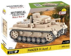 Cobi 2712 II. svetovna vojna Panzer III Ausf J, 1:48, 292 k