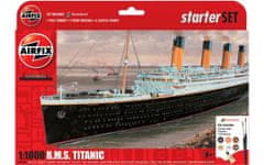 Airfix maketa-miniatura Set RMS Titanic • maketa-miniatura 1:1000 potniške ladje • Level 3
