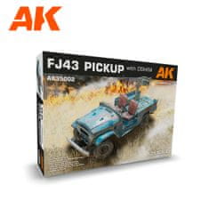 AK-Interactive maketa-miniatura FJ43 Pickup z DShKM • maketa-miniatura 1:35 vojaška vozila • Level 3