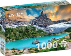 ENJOY Puzzle Jezero Sorapis, Dolomiti, Italija 1000 kosov